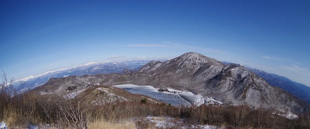 Mt. Akagi during the snow season.