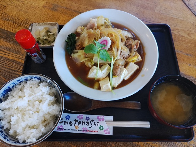 肉豆腐定食