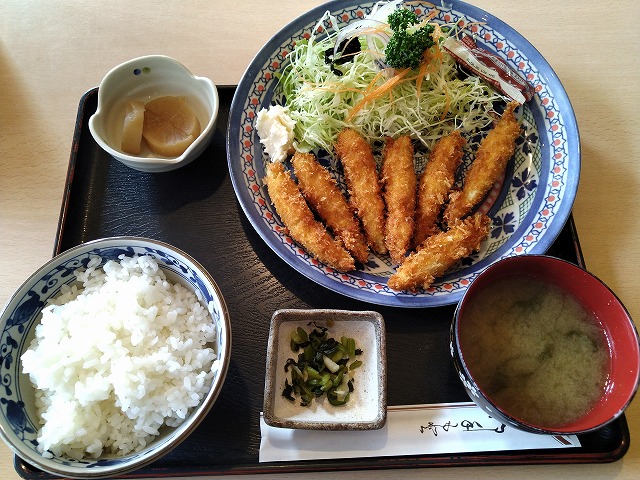 わかさぎフライ定食